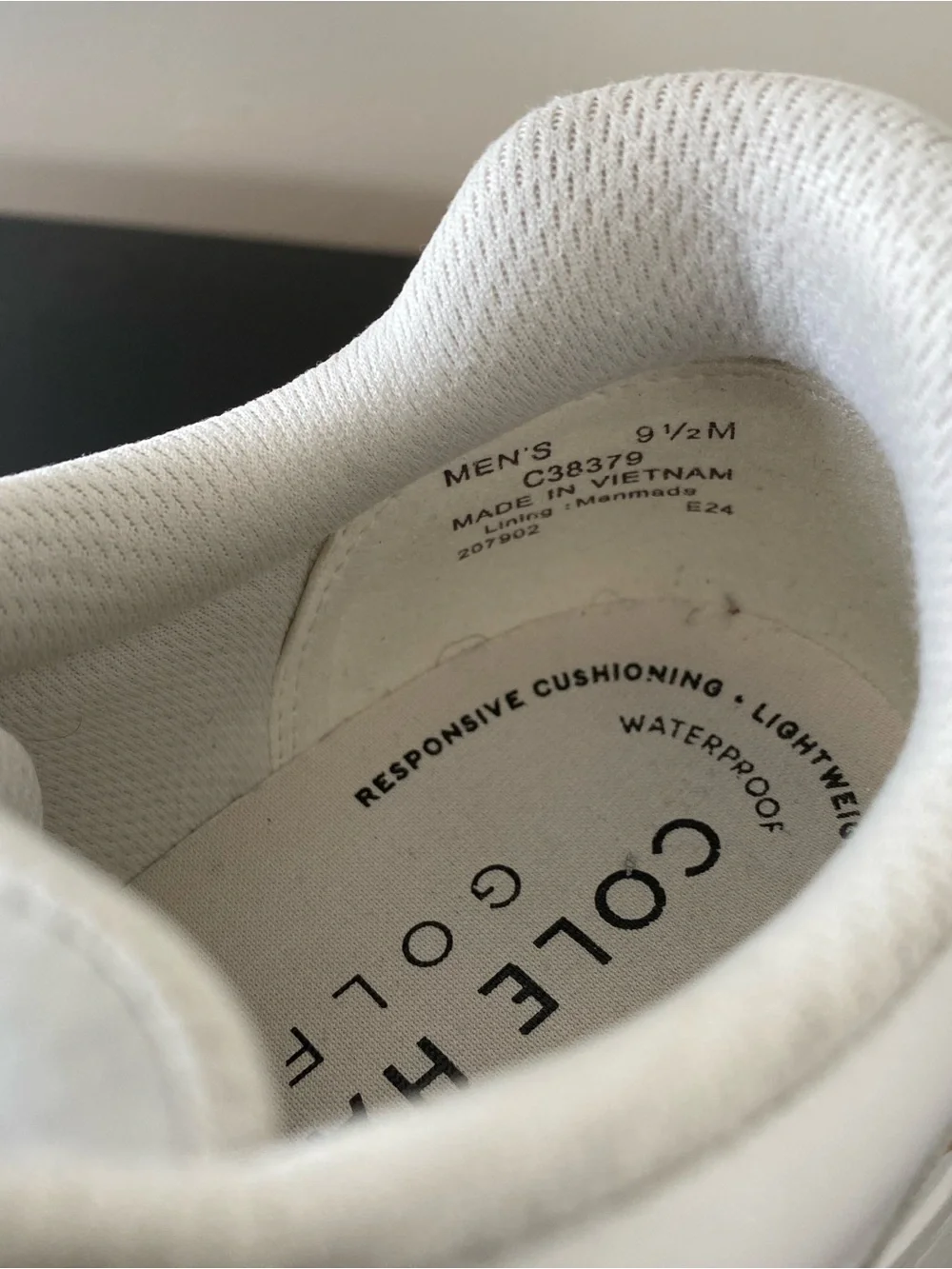 Cole Haan Grandpro Crossover golf shoe Sz 9.5 white